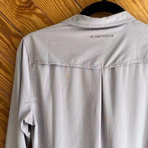 ExOfficio Women's Kizmet Long Sleeve Button Down Shirt - Picture 4 of 7